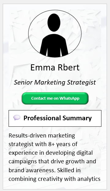 Gray Art Background CV Template (Mobile + Desktop Versions)